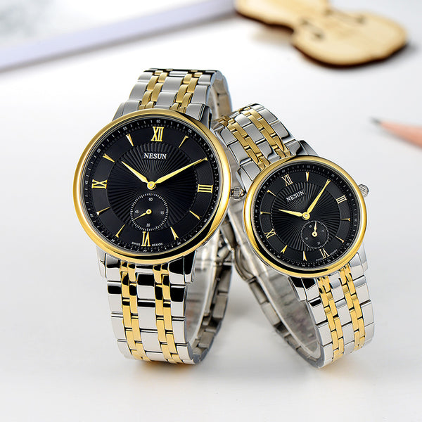 Nesun Switzerland Luxury Brand Watch Men Japan MIYOTA Quartz Movement Lover's Watches full Stainless Steel Women clock N8501-SL4