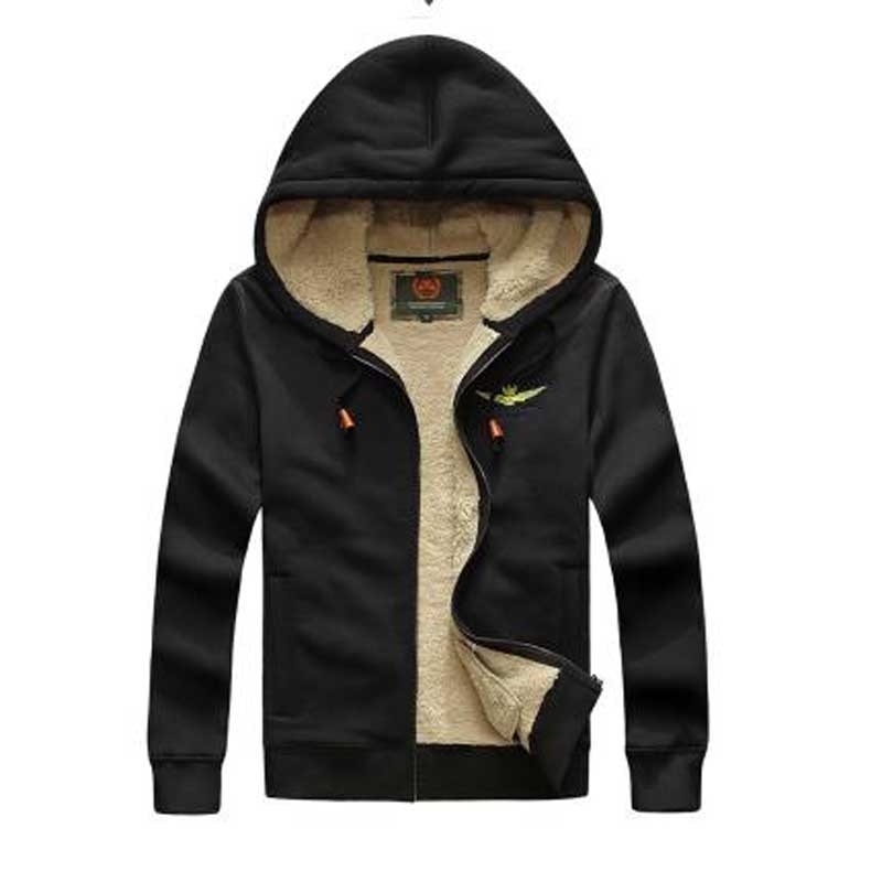 Men's autumn and winter hoodies and thick cashmere