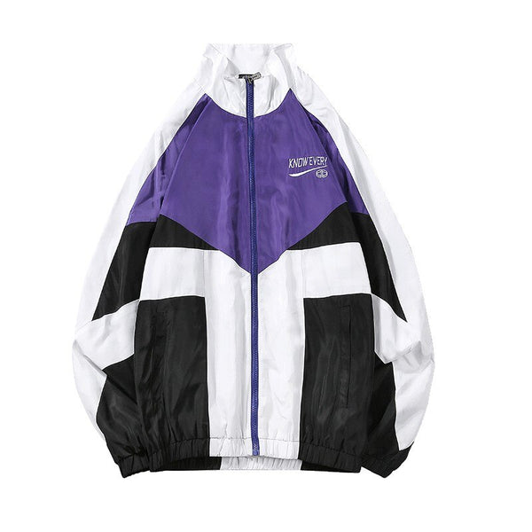 Bormandick Mens Jackets brands Coat Jacket Color Streetwear Casual autumn Zipper Pullover Windbreaker Track KXP18 CJ04-65 T