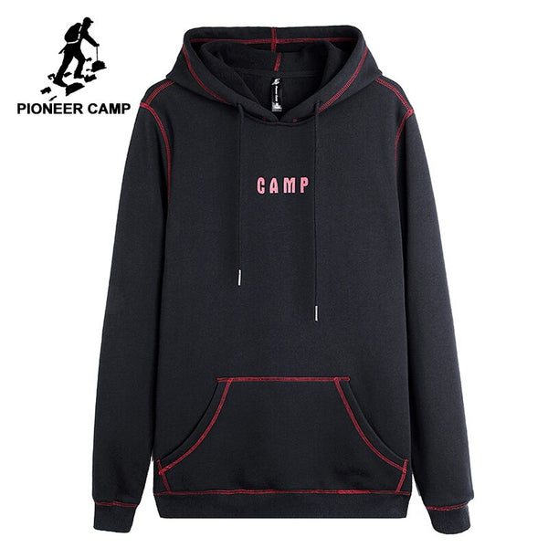 Pioneer Camp fashion young mens sweatshirts brand clothing thick fleece autumn winter hoodies male