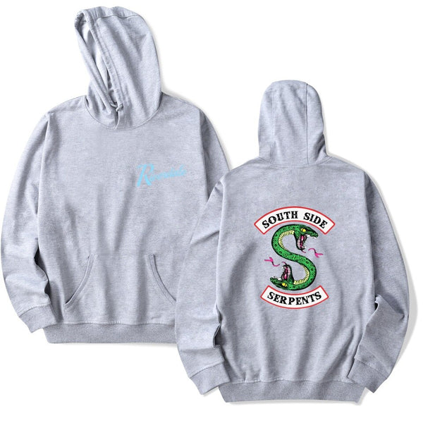 Riverdale 2019 new style A two-headed   snake Men Women Hoodies