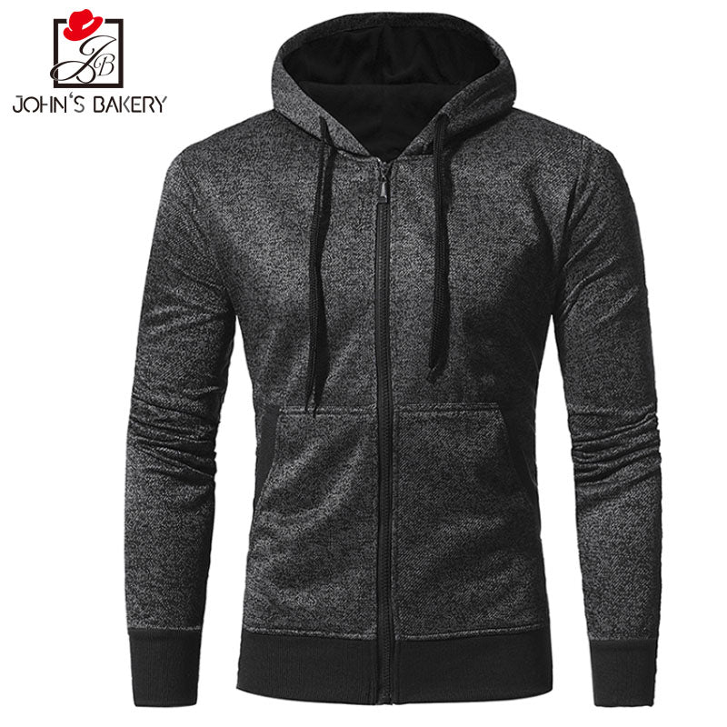 2018 Autumn Hoodies Men Sudaderas Hombre Hip Hop Mens Brand  Hooded Posted Pocket Hoodie Sweatshirt Slim Men Casual Pullover YJK