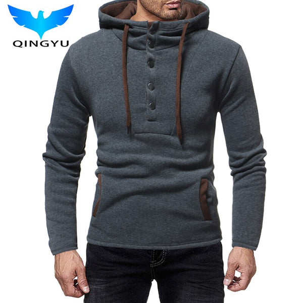 Brand 2018 Hoodie Stitching Of Crash Buttons Hoodies Men Fashion Tracksuit Male Sweatshirt Hoody Mens Purpose Tour Hoodie