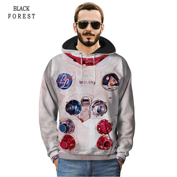 2019 New Men Brand Hoodies Fashion Casual Print Streetwear Clothing Loose Sweatshirts Pullovers Tops Plus Size 3XL