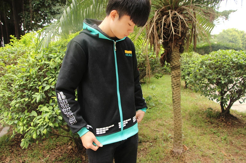 autumn  warm  Anime Japan Sweatshirt Hoodie Hatsune Miku thicken Cosplay Costume  Hoody