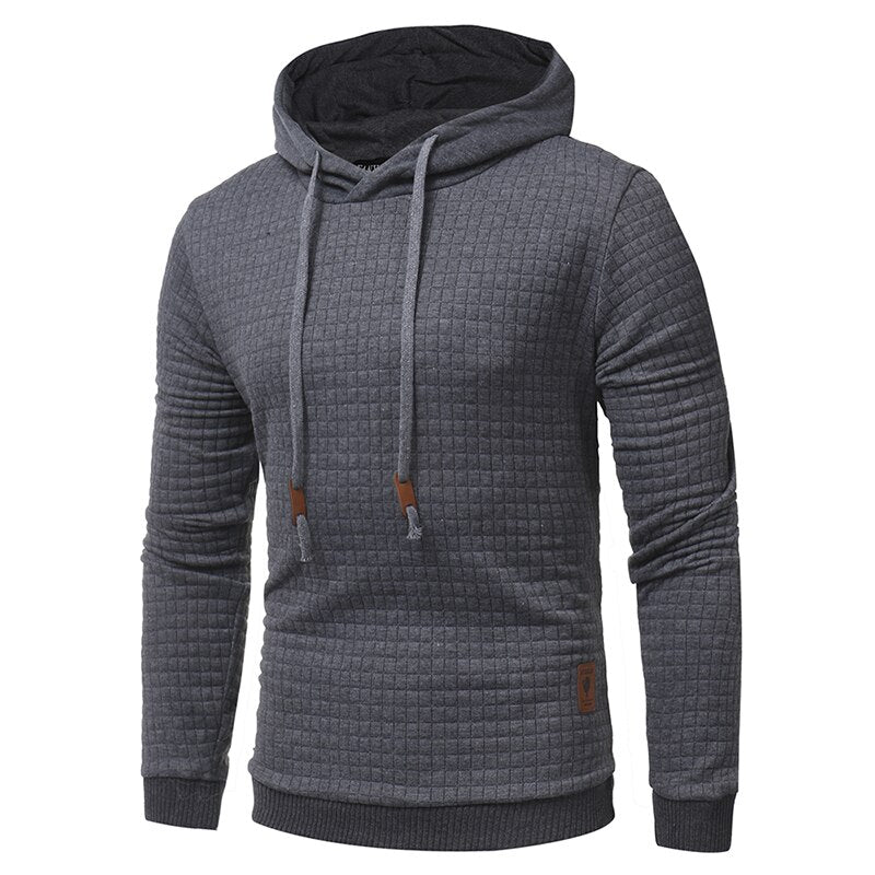 Brand 2018 Hoodie Lattice Jacquard Hoodies Men Fashion Tracksuit Mens Sweatshirt Hoodie Mens Purpose Tour