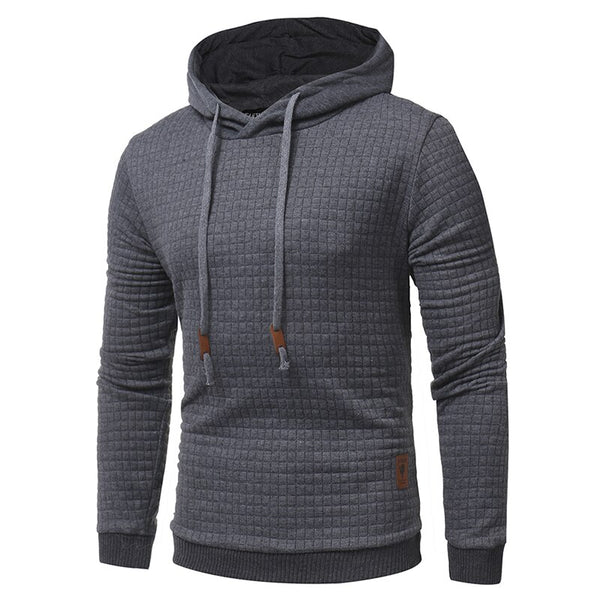 Brand 2018 Hoodie Lattice Jacquard Hoodies Men Fashion Tracksuit Mens Sweatshirt Hoodie Mens Purpose Tour