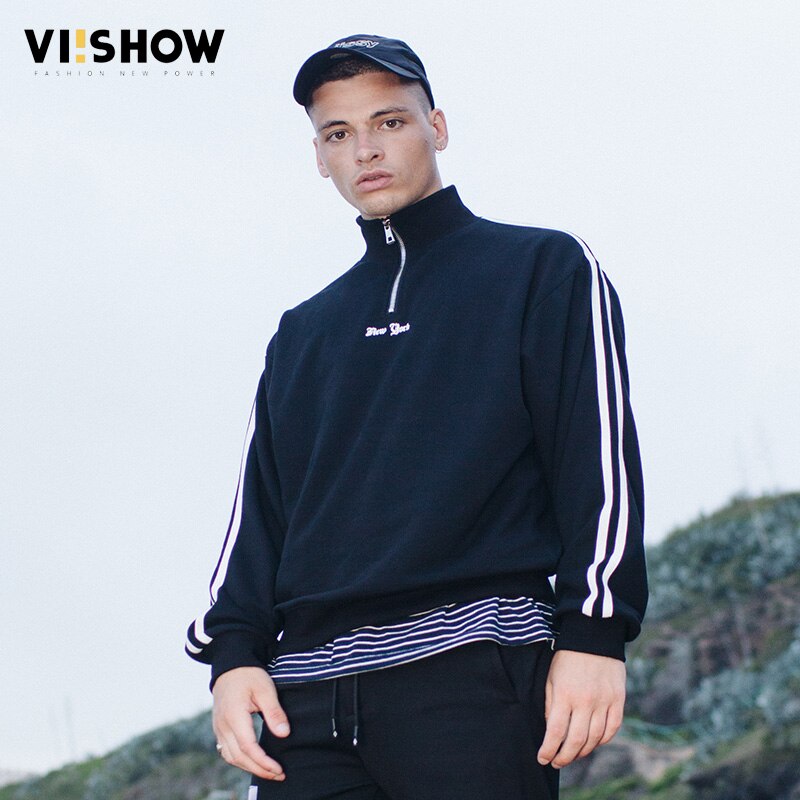 Classical Men SweatshirtS Hoodies Men Tops Fashion Men Tops VIISHOW Brand Clothing Streetwear Moletom Black Plus Size Sweatshirt