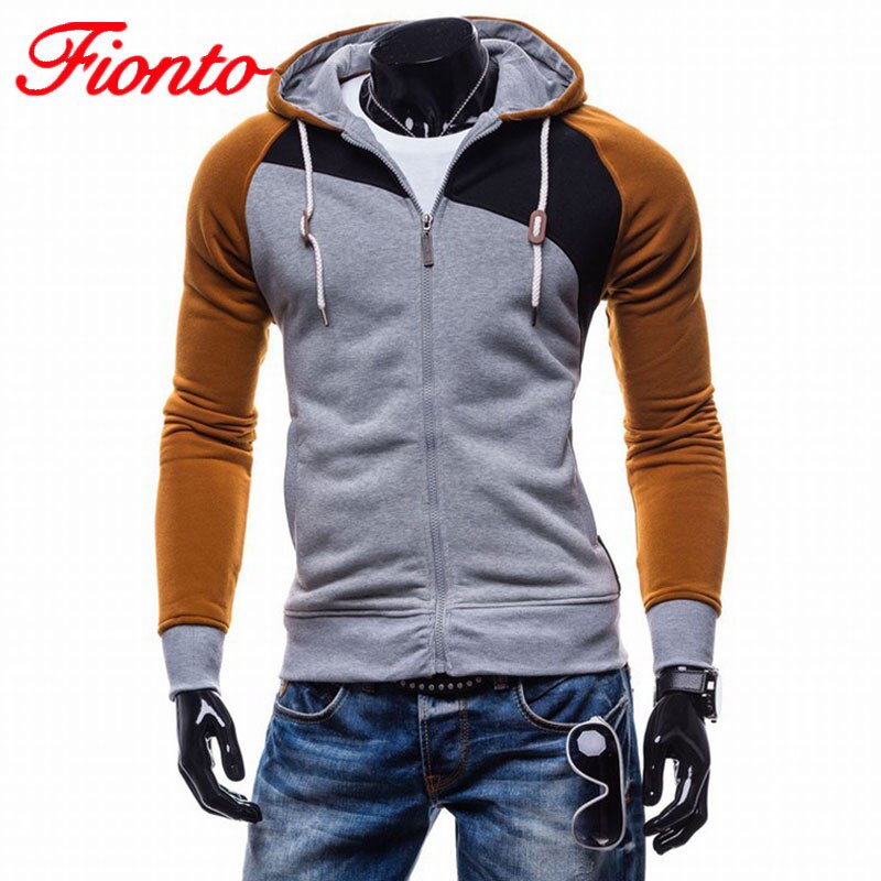 2018 Hoodies Men Hip Hop Brand Leisure Zipper Jacket Hoodie Mens Sweatshirt Slim Fit Men Hoody Warm Coat Autumn XXL A2148