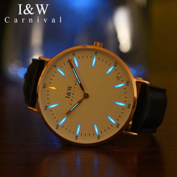 Luxury Brand T25 Tritium Luminous Quartz lovers Watch women waterproof military men watches full steel erkek kol saati montre