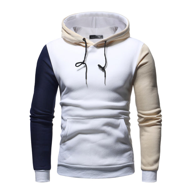 Brand 2018 Men Two Color Splicing Decoration Hoodies Men Fashion Tracksuit Male Sweatshirt Hoody Mens Purpose Tour Hoodie