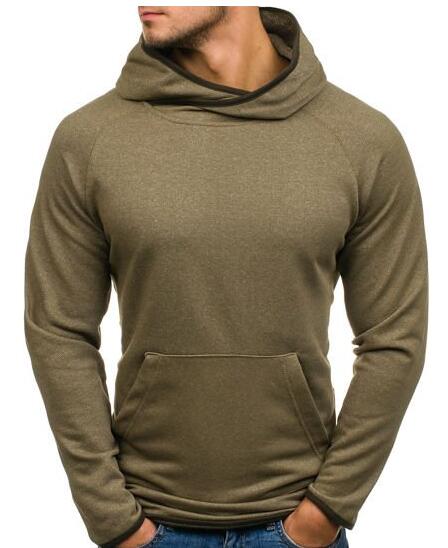 2018 Hoodies Mens Hombre Hip Hop Male Brand Hoodie Color Stitching Sweatshirt Men Slim Fit Men Hoody XXL EMVR