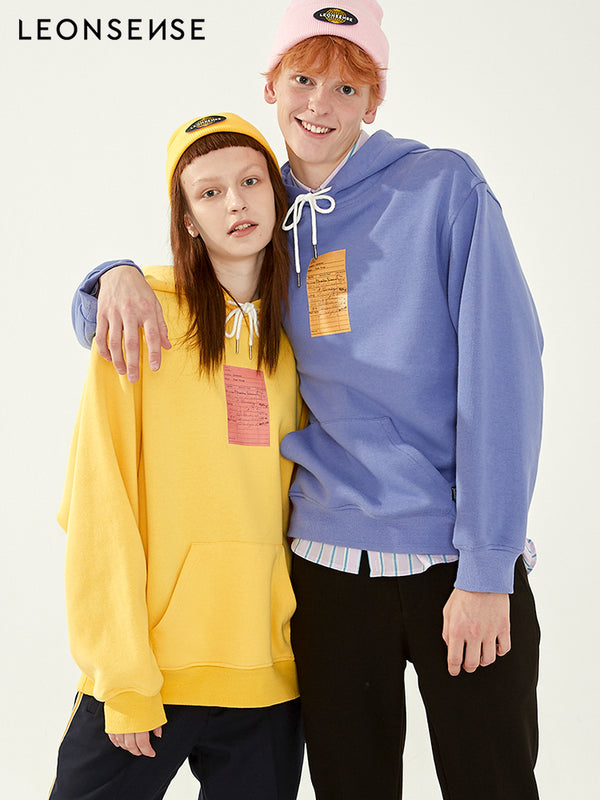 LEONSENSE 2018 New Autumn Sweatshirts For men women's Gown With A Hood Hoodies Solid Long Sleeve Casual Hooded Harajuku Clothes